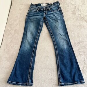 BKE Women's Boot Cut Jeans - Blue